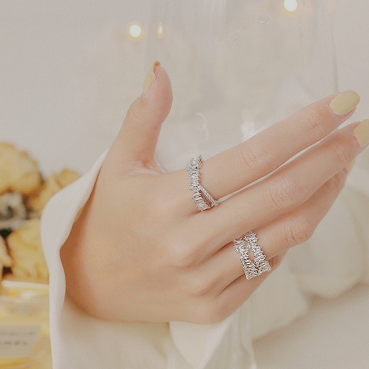 ビジューシルバーリング | Doux Belle  | 詳細画像7 