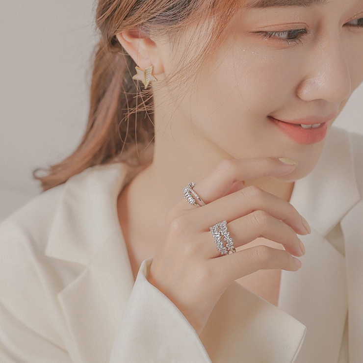 ビジューシルバーリング | Doux Belle  | 詳細画像8 