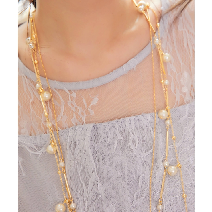 パールネックレス ネックレス レディース ロング秋卒業式 成人式 | DRESS+ | 詳細画像5 