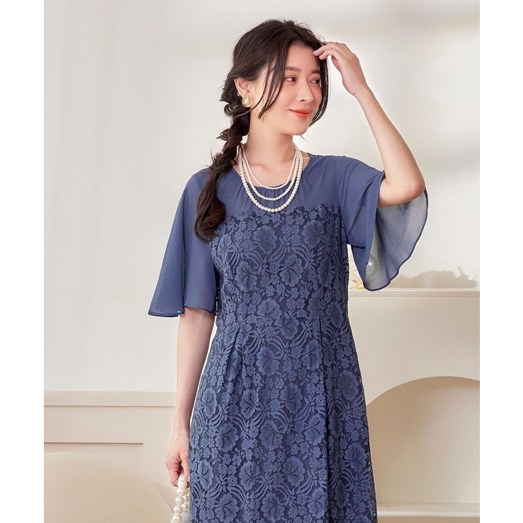 ホワイト | ネックレス パーティーアクセサリー パールネックレス | DRESS+