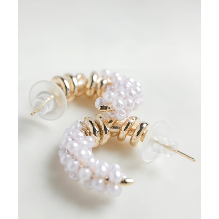 パールフープピアス | SAISON DE PAPILLON  | 詳細画像8