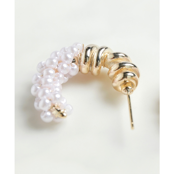 パールフープピアス | SAISON DE PAPILLON  | 詳細画像10