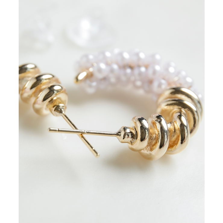 パールフープピアス | SAISON DE PAPILLON  | 詳細画像12