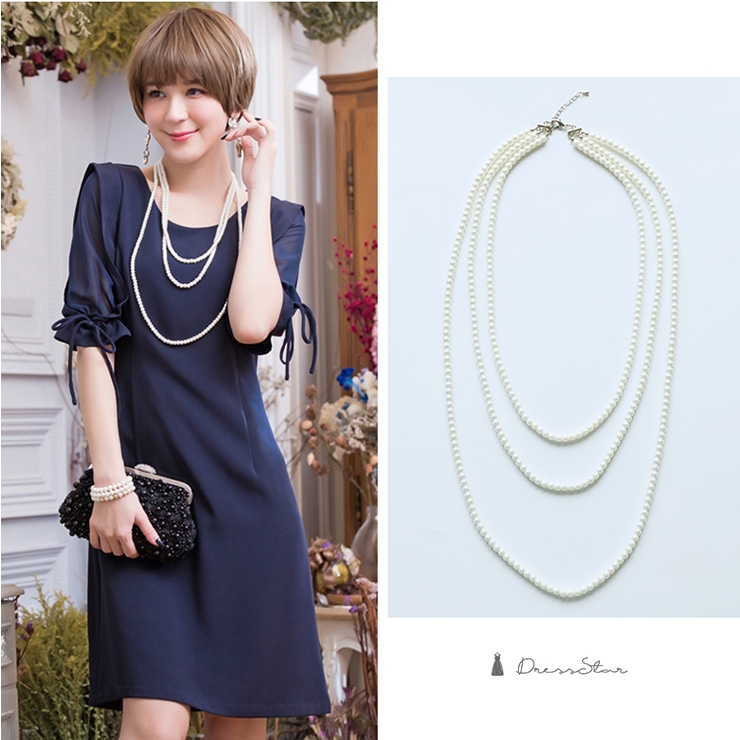 レディース アクセサリー ロングパールネックレス | DRESS+ | 詳細画像3 