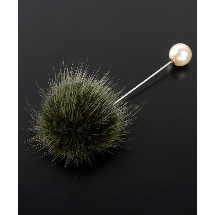カーキ | アクセサリ ブローチ パール | SAISON DE PAPILLON 