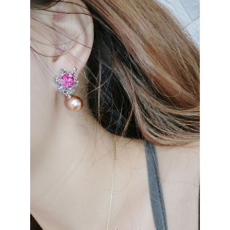 パールピアス ビジュー ラインストーン 人工パール 品番 Hitw 3uers スリーユアーズ のレディースファッション通販 Shoplist ショップリスト