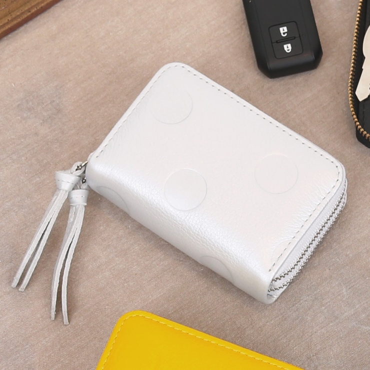 ペルケ perche / ドット型押し・ジャバラカードキーケース | UNBILLION | 詳細画像15 