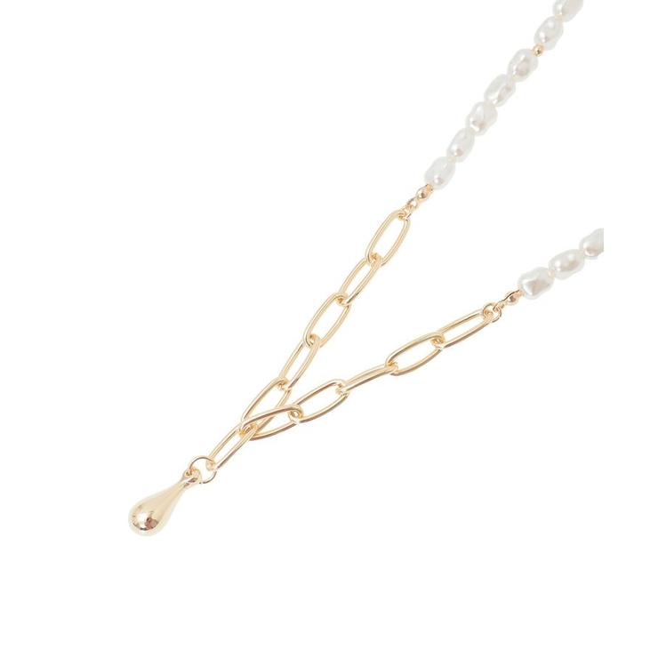 パールMIXY字ネックレス | earth music&ecology  | 詳細画像11 