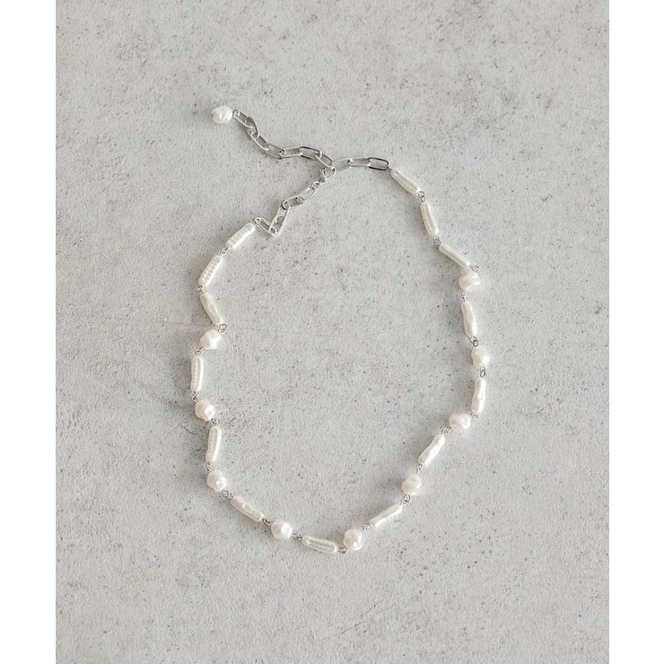 アジャスタブルパールMIXネックレス | earth music&ecology  | 詳細画像1 