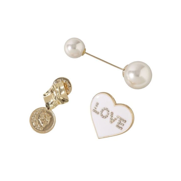 ハッピーモチーフブローチセット | earth music&ecology  | 詳細画像1 