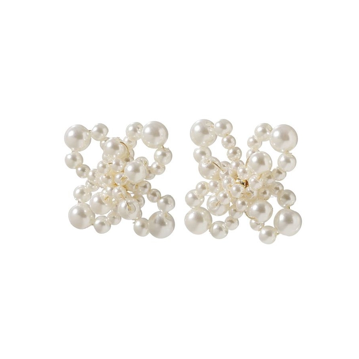 パールフラワーピアス | earth music&ecology  | 詳細画像2 