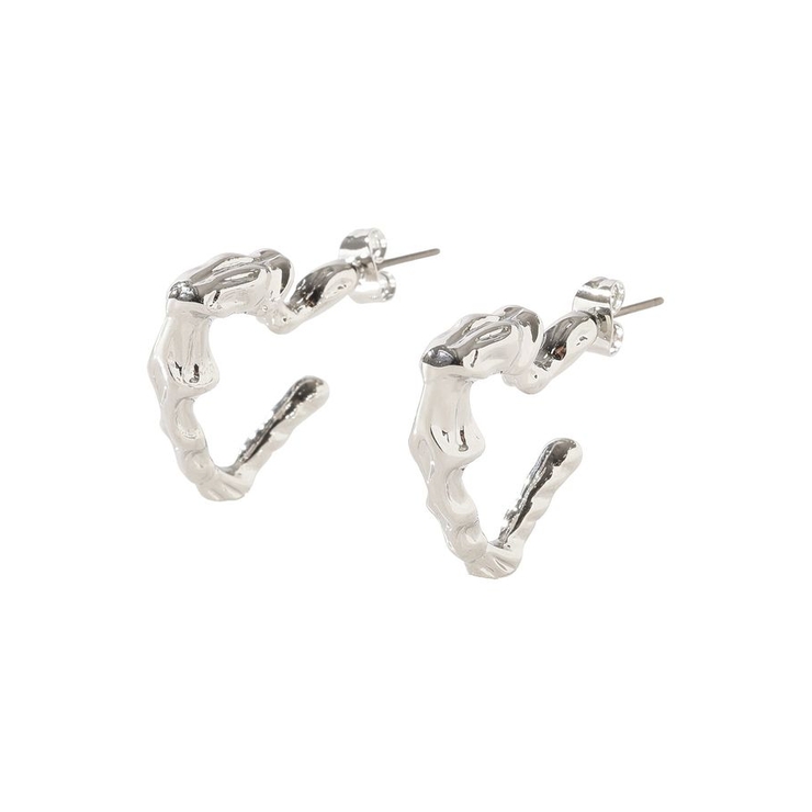 メタリックハートフープピアス | earth music&ecology  | 詳細画像6 