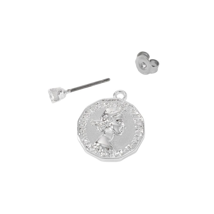 2WAYコインビジューピアス | earth music&ecology  | 詳細画像10 