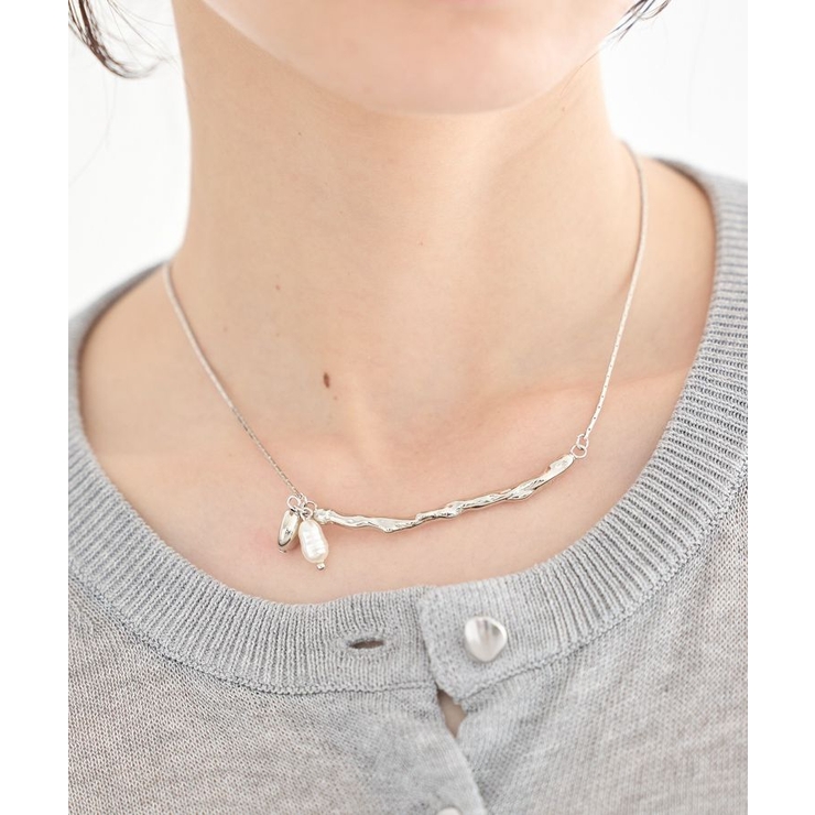 シルバー | スマイリースライドネックレス | earth music&ecology 