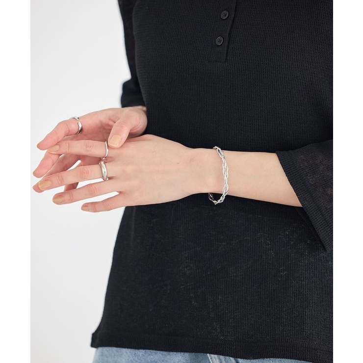 ウェイビーメタルバングル | earth music&ecology  | 詳細画像2 