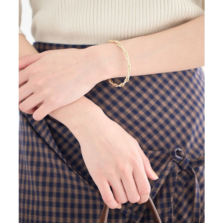 ウェイビーメタルバングル | earth music&ecology  | 詳細画像5 