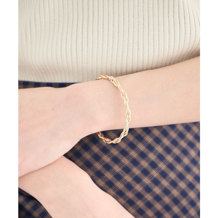 ゴールド | ウェイビーメタルバングル | earth music&ecology 