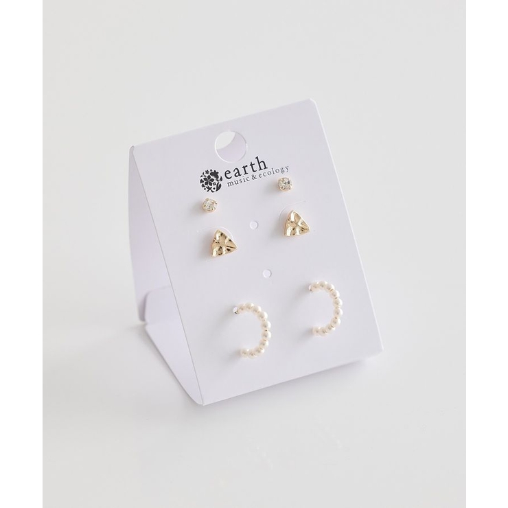 ゴールド | 【3SET】デイリーピアス | earth music&ecology 