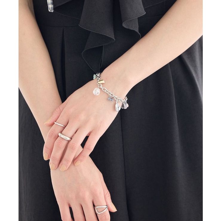 ストーンMIXチャームブレスレット | earth music&ecology  | 詳細画像2 