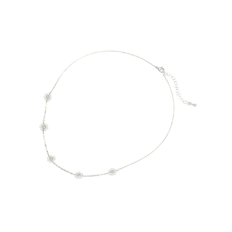 ビーズフラワーネックレス | earth music&ecology  | 詳細画像8 