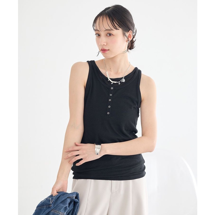 パールMIXチャームネックレス | earth music&ecology  | 詳細画像4 