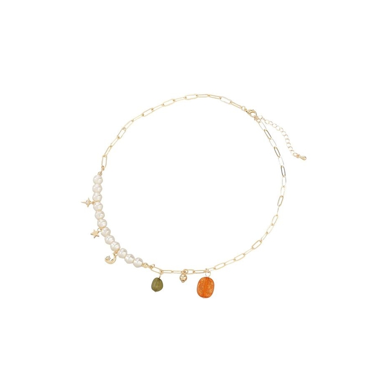 パールMIXチャームネックレス | earth music&ecology  | 詳細画像13 