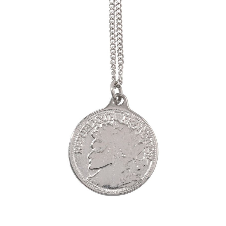 【ステンレス】コインモチーフ3連ネックレス | earth music&ecology  | 詳細画像11 