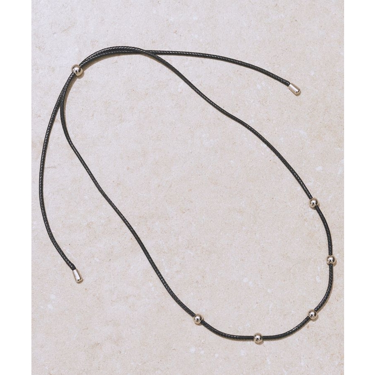 シルバー | メタルポイントコードネックレス | earth music&ecology 