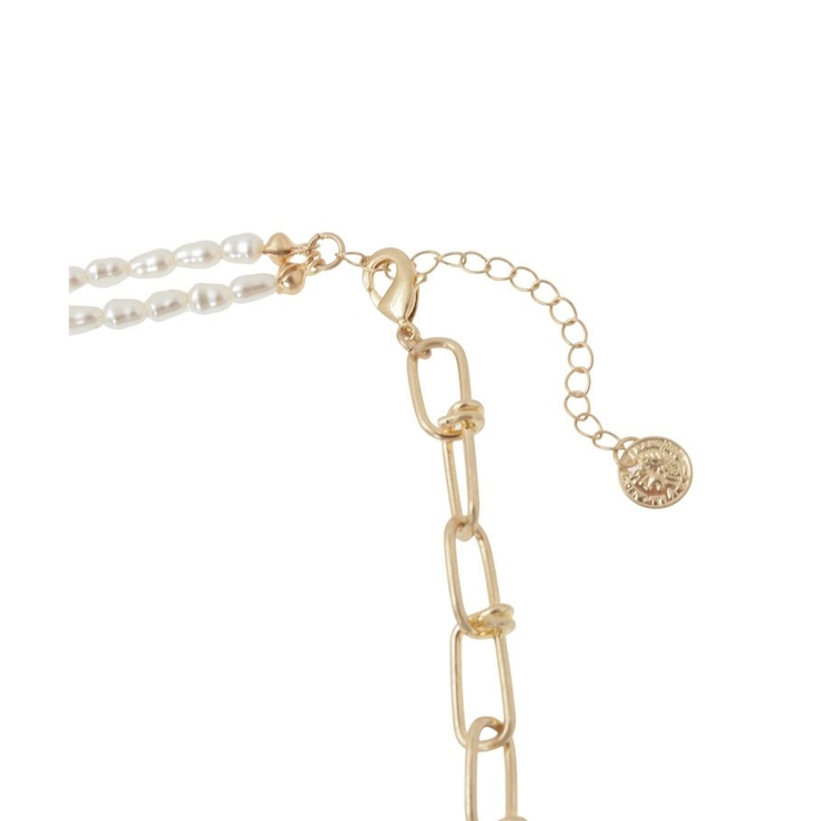 デザインチェーンアシメネックレス | Green Parks  | 詳細画像1 