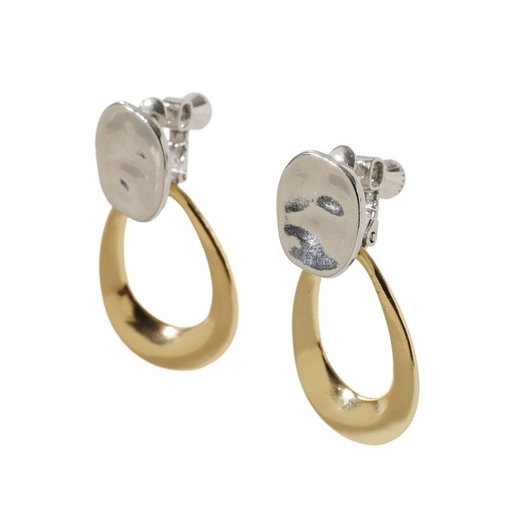 2WAYニュアンスフープイヤリング | Green Parks  | 詳細画像1 