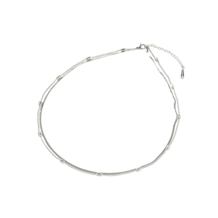 【ステンレス】スネーク2連ネックレス | Green Parks  | 詳細画像1 