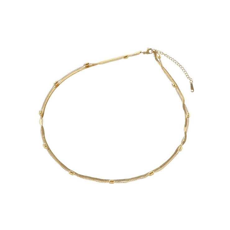 【ステンレス】スネーク2連ネックレス | Green Parks  | 詳細画像10 