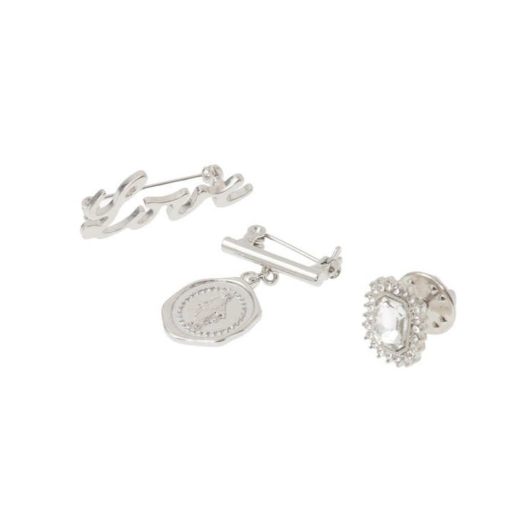 シルバー | every walk.モチーフミックスブローチピンSET | Green Parks 