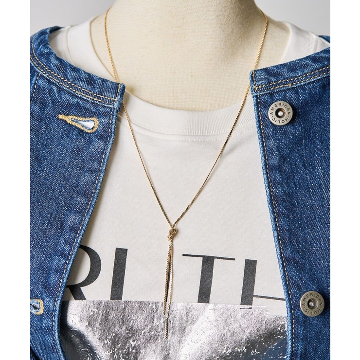 ノットチェーンネックレス[品番：EHEW0047778]｜AMERICAN HOLIC（アメリカンホリック ）のレディースファッション通販｜SHOPLIST（ショップリスト）
