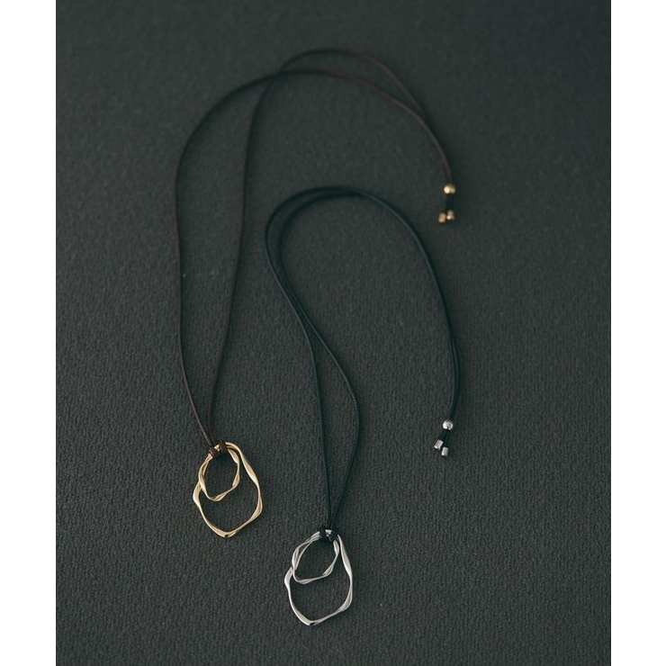 ダブルメタル スライドロングネックレス | AMERICAN HOLIC | 詳細画像2 