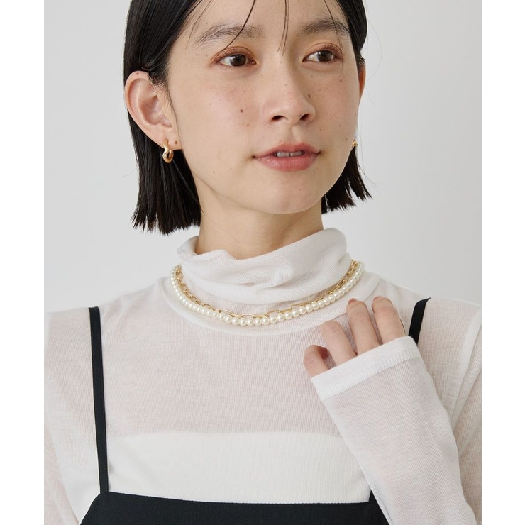 【2点SET】パール＋チェーンネックレス | AMERICAN HOLIC | 詳細画像1 