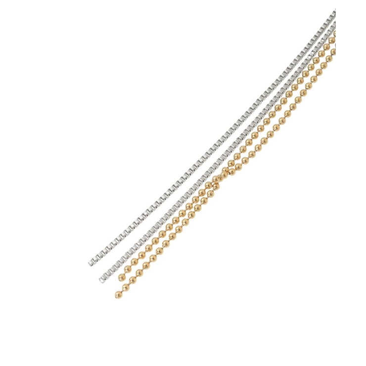 【ステンレス】2ラインネックレス | AMERICAN HOLIC | 詳細画像5 