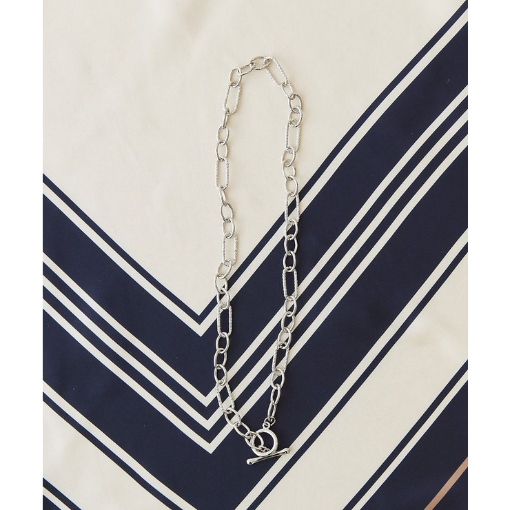 シルバー | チェーンMIXデザインネックレス | AMERICAN HOLIC