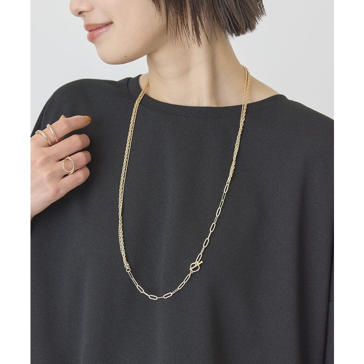 ゴールド | 2WAYチェーンMIXネックレス | AMERICAN HOLIC