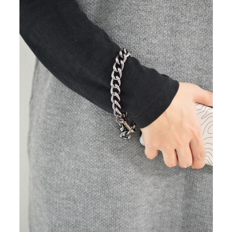 Metal Big Curve Chain Wrist Strap | earyear | 詳細画像20 