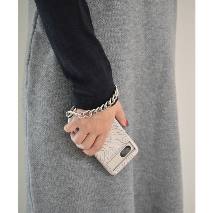 Metal Big Curve Chain Wrist Strap | earyear | 詳細画像6 
