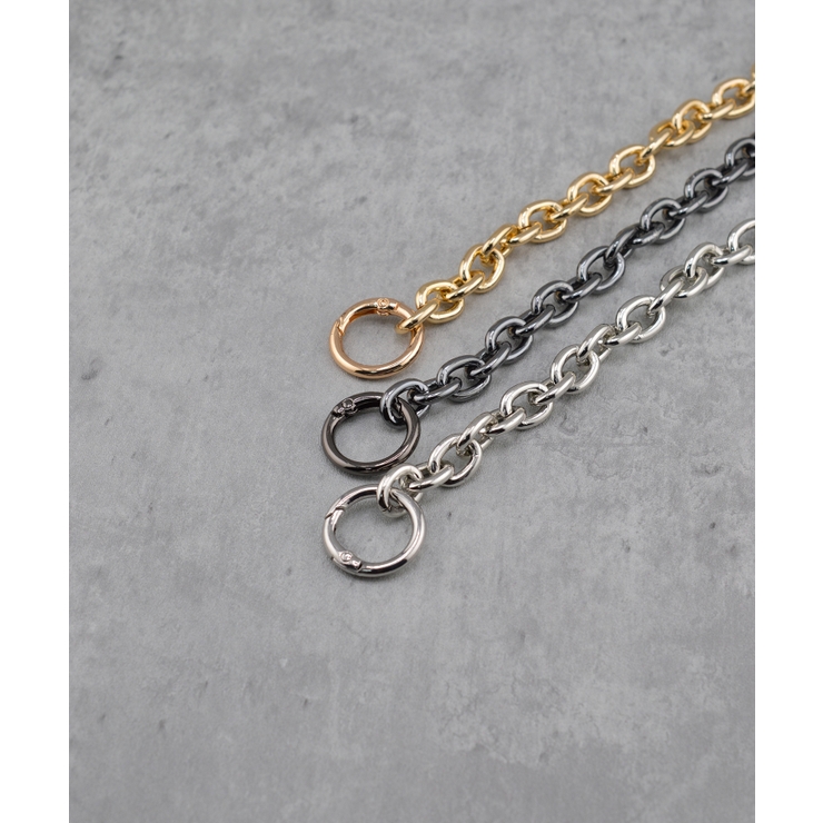 Aluminum Orbit Chain Long Wrist Strap | earyear | 詳細画像1 