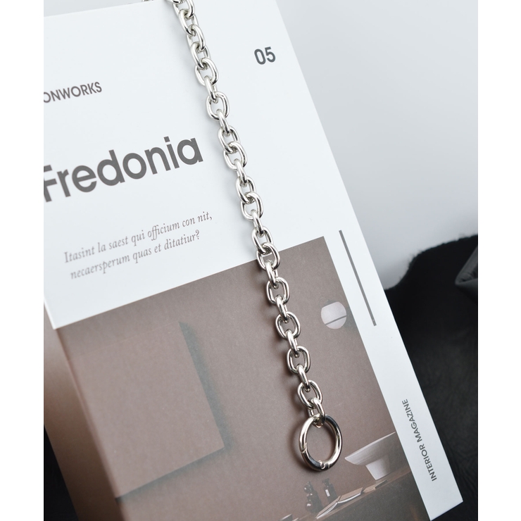 Aluminum Orbit Chain Long Wrist Strap | earyear | 詳細画像7 