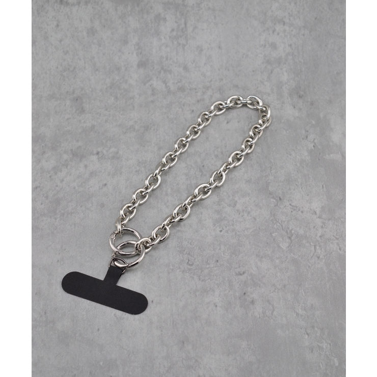 シルバー | Aluminum Orbit Chain Long Wrist Strap | earyear