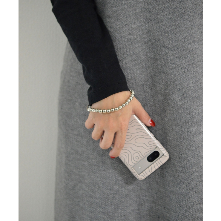 Chrome acrylic Ball Chain Wrist Strap | earyear | 詳細画像4 