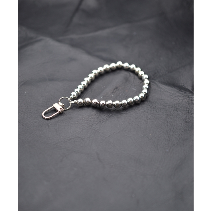 Chrome acrylic Ball Chain Wrist Strap | earyear | 詳細画像7 