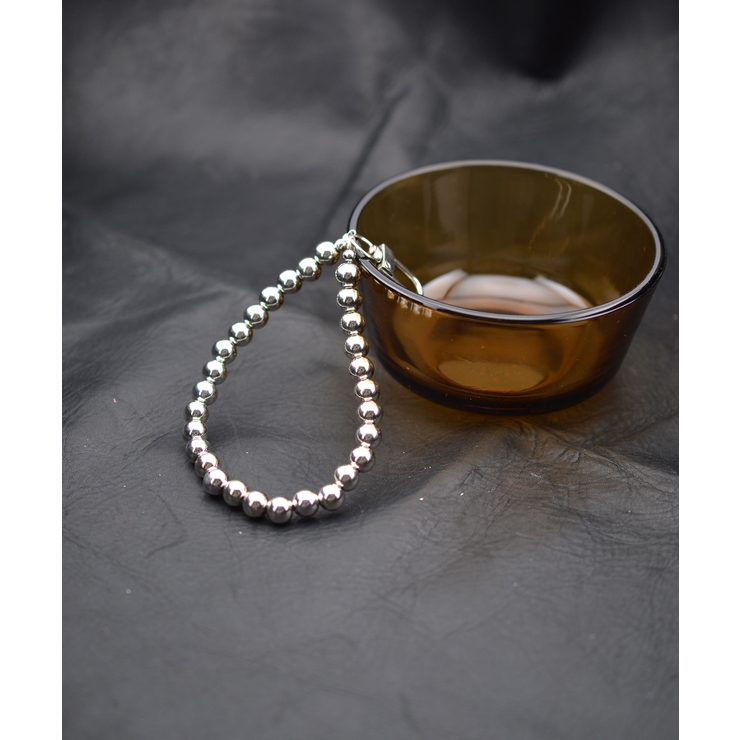 Chrome acrylic Ball Chain Wrist Strap | earyear | 詳細画像8 