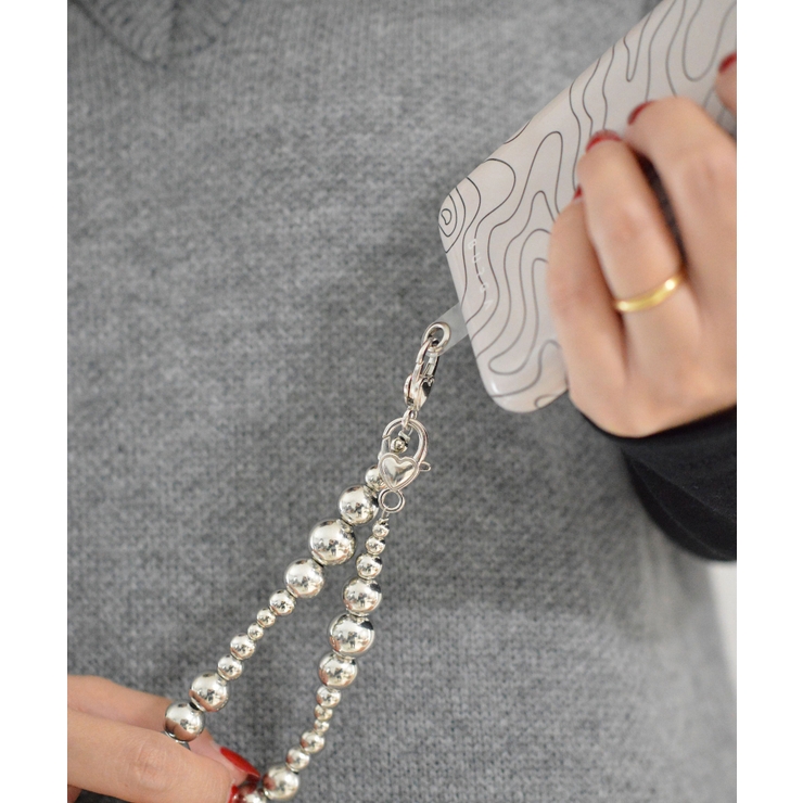 シルバー | Random Chrome acrylic | earyear