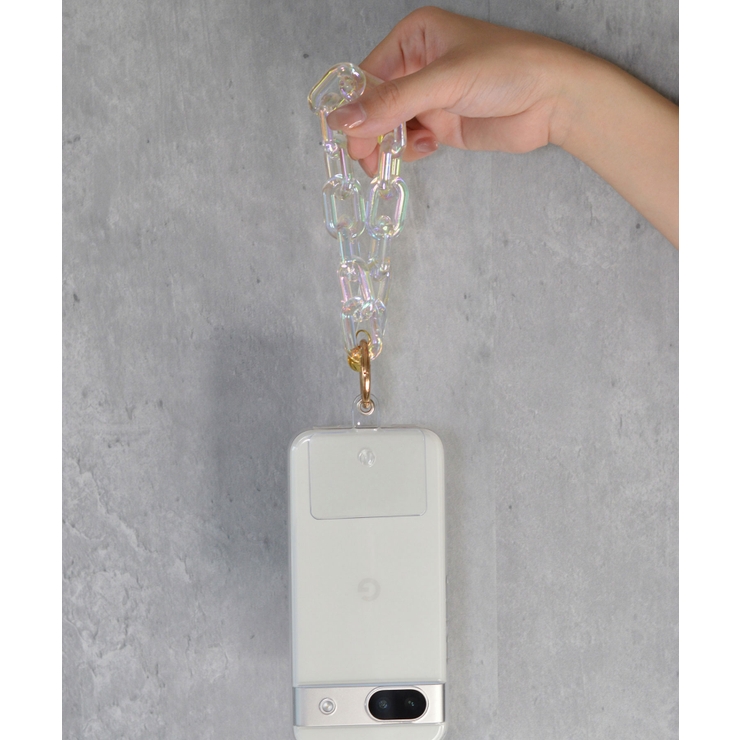 Aurora Clear | Aurora Ellipse Chain Wrist Strap | earyear