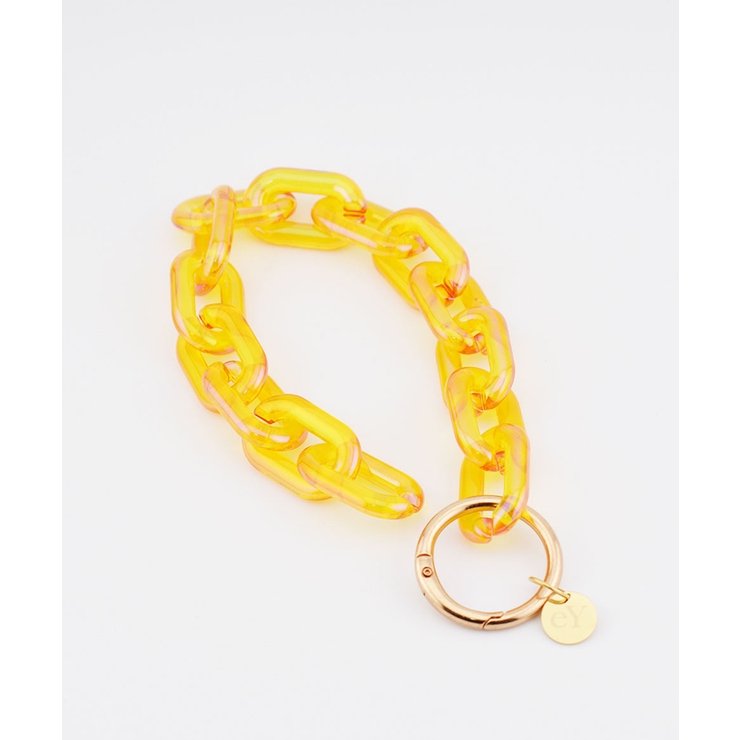 Aurora Orange | Aurora Ellipse Chain Wrist Strap | earyear